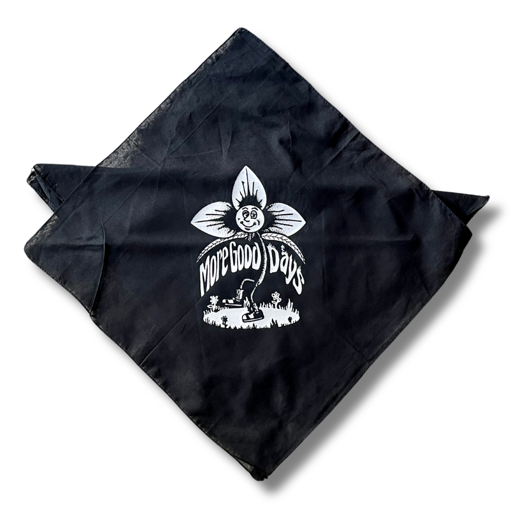 Black Screen Print Bandana