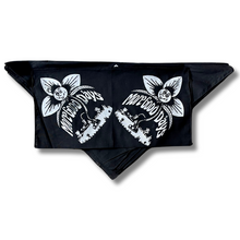 Load image into Gallery viewer, Black Screen Print Bandana
